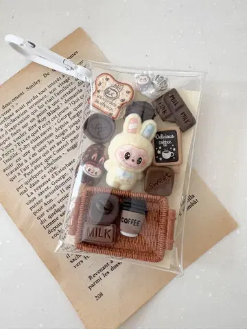 러브부 세트 파우치 카페