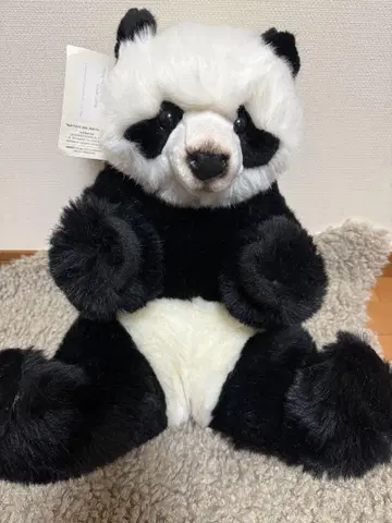 팬더 봉제 인형 택 포함