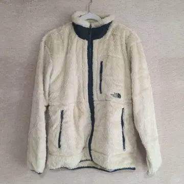 THE NORTH FACE 플리스 자켓 크림색