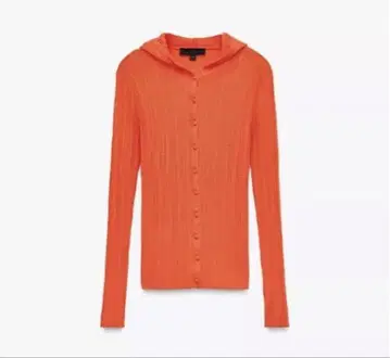 리브 니트 후드 자켓 zara