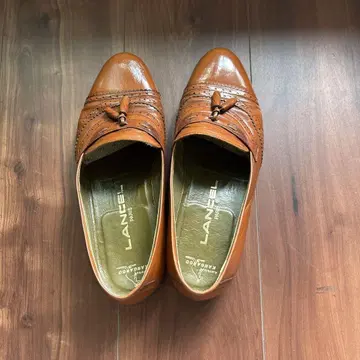 Lancel 브라운 로퍼 25.5cm