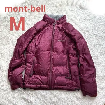 mont-bell 와인 레드 핑크 다운 자켓 M
