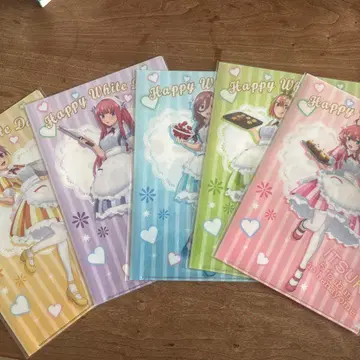 5등분의 신부 클리어 파일 5장 세트