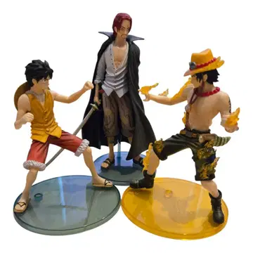 원피스 피규어 루피 샹크스 에이스 3체 묶음 판매
