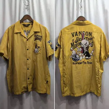 [ size:XL ] 반손 T.F.O.A 데스 토끼 자수 볼링 셔츠