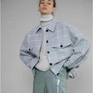 르쉘블루 Check Shirt Jacket