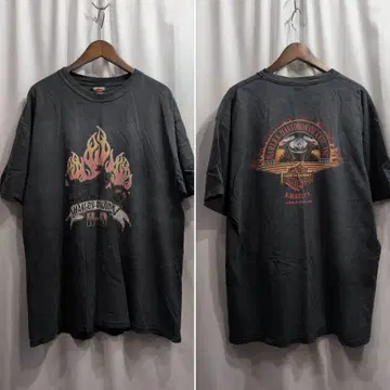 분위기 [ size:XL ] 할리데이비슨 FXR 프린트 T셔츠