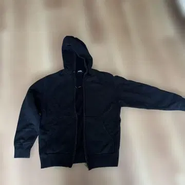 UNIQLO 블랙 집업 후드티 S