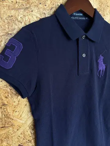 랄프 로렌 빅 포니 피케 셔츠 네이비 M 사이즈 y2k