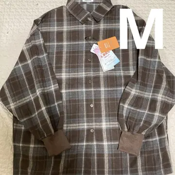 시마무라 mayo 체크 셔츠 M