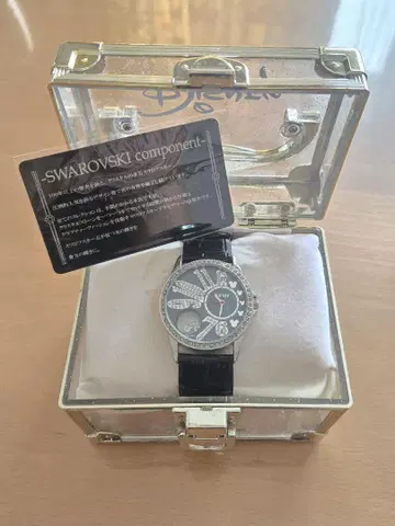 Disney x SWAROVSKI 손목시계 블랙