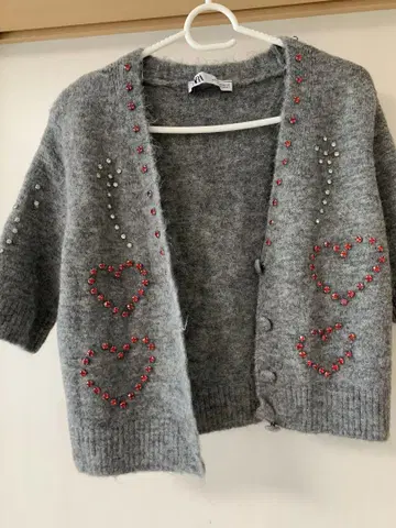 ZARA 그레이 가디건