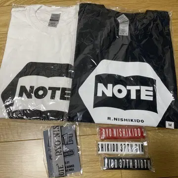 니시키도 료 R. NISHIKIDO NOTE 티셔츠 2장 세트 외