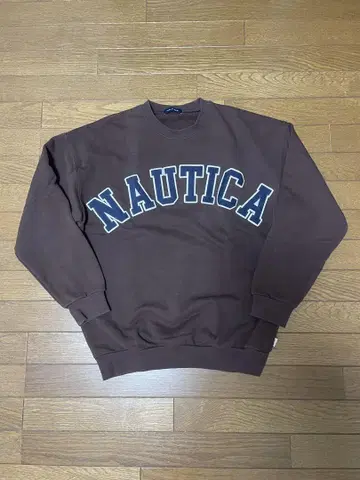 NAUTICA 로고 크루넥 맨투맨