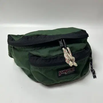 JANSPORT 바디백 힙색 그린