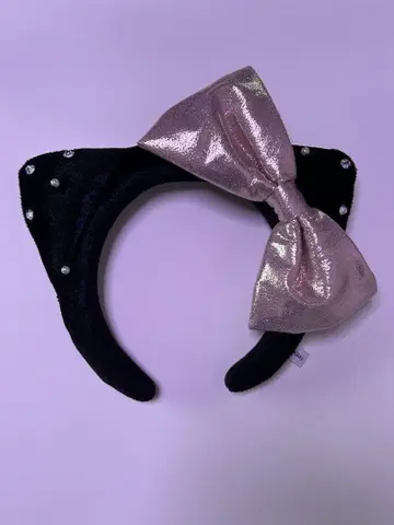 유니버셜 머리띠 헬로키티 블랙 리본
