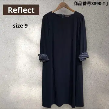 Reflect 소매 스트라이프 원피스 사이즈 9