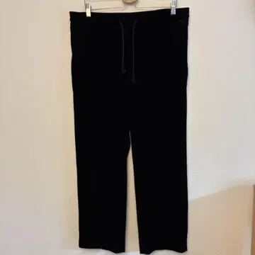 CABaN/캐번 벨로아 팬츠 블랙