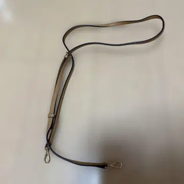 MCM 가죽 숄더 스트랩 브라운