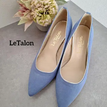 LeTalon 루탈론 스웨이드 펌프스 스카이블루 23.0cm