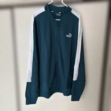 PUMA 다크 그린 트랙 자켓 L