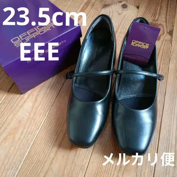 OFFICE SUPPORT 블랙 스트랩 펌프스