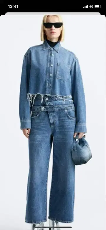 ZARA MAISON SPECIAL 크롭 오버 셔츠