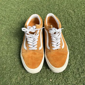 새상품급 VANS 오렌지 스웨이드 스니커즈