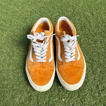 새상품급 VANS 오렌지 스웨이드 스니커즈