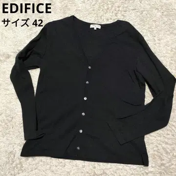 EDIFICE 에디피스 남성용 코튼 가디건 긴팔 블랙 LL