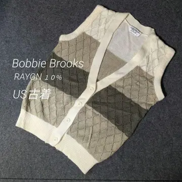 빈티지 US 구제 의류 Bobbie Brooks 슬리브리스 니트 베스트
