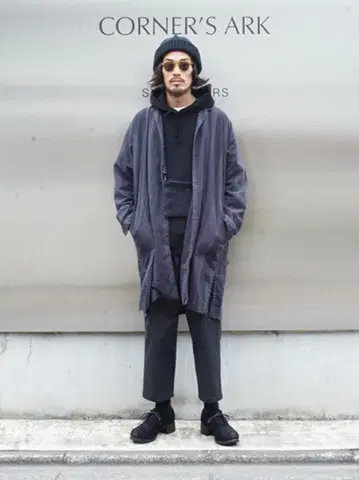 marka SHIRTS COAT stripe Charcoal 2 M