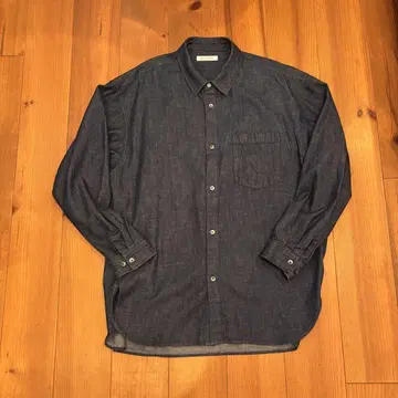 FREAK'S STORE 오버 사이즈 데님 셔츠 긴팔