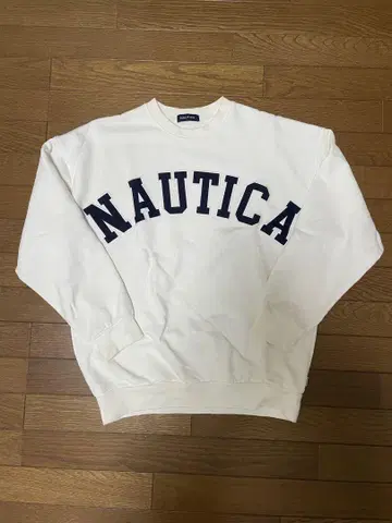 NAUTICA 로고 크루넥 맨투맨 사이즈 S