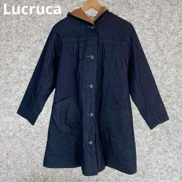 Lucruca 후드 부착 다크 블루 자켓