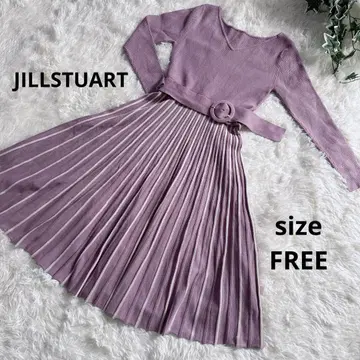 JILL BY JILLSTUART 플리츠 니트 원피스 A라인 새상품급