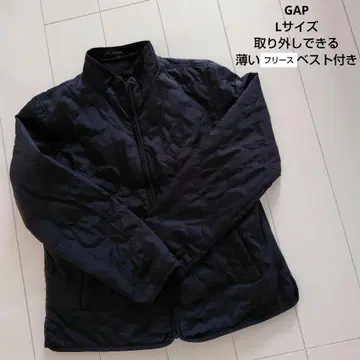 GAP 퀼팅 자켓 L 사이즈 블랙 베스트 겨울