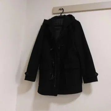 블랙 더플 코트 M 사이즈