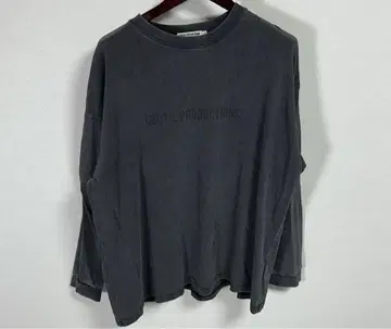 COOTIE Pigment Dyed L/S Tee 흑먹색