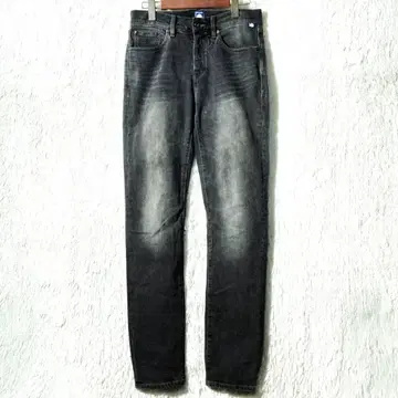PRETTY GREEN ERRWOOD 스트레치 슬림 데님 팬츠 블랙 28