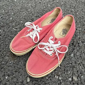 VANS 빨간색 스니커즈