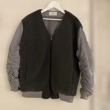 ZARA 보아 자켓 그레이