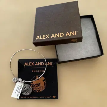 ALEX AND ANI 실버 뱅글 피닉스