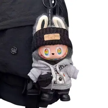 LABUBU 봉제 인형 POP MART 5종 세트 옷 갈아입기 의류