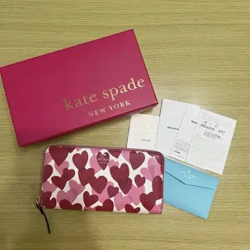 kate spade 하트 무늬 장지갑