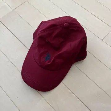 U.S. POLO ASSN. 버건디 캡