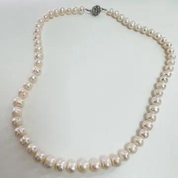 담수 진주 목걸이 약 46cm
