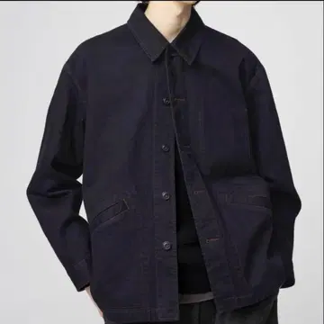 미사용 새상품 UNIQLO U 오버 사이즈 컬러 데님 자켓 M 사이즈