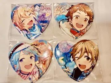 앙스타 하트형 빅 캔뱃지 Ra*bits 세트
