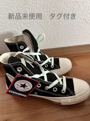 CONVERSE 블랙 하이컷 스니커즈